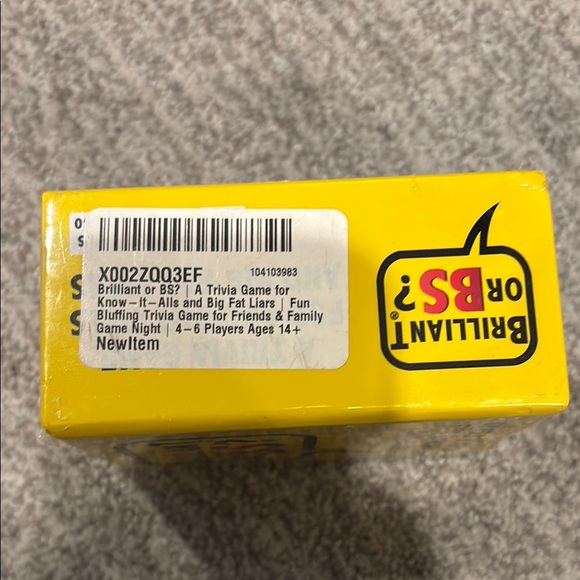 NWT Brilliant or BS? Trivia Game - Picture 3 of 3